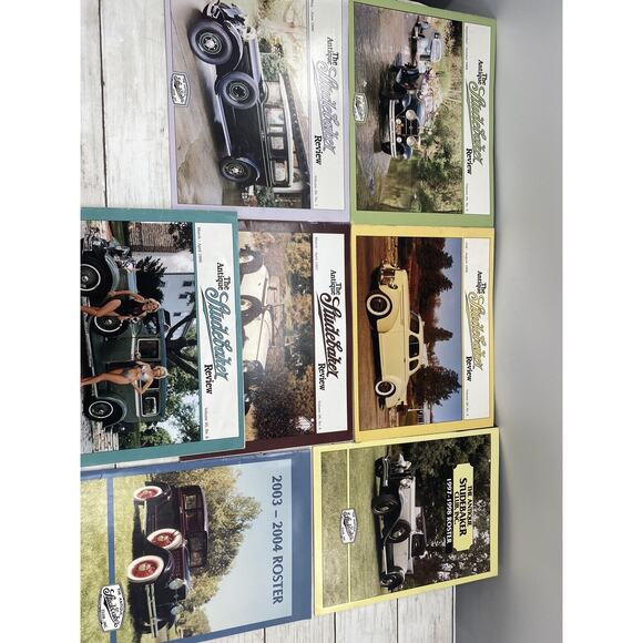 Vintage The Antique Studebaker Review and Car Club Magazines Lot of 7 Assorted - Picture 7 of 8